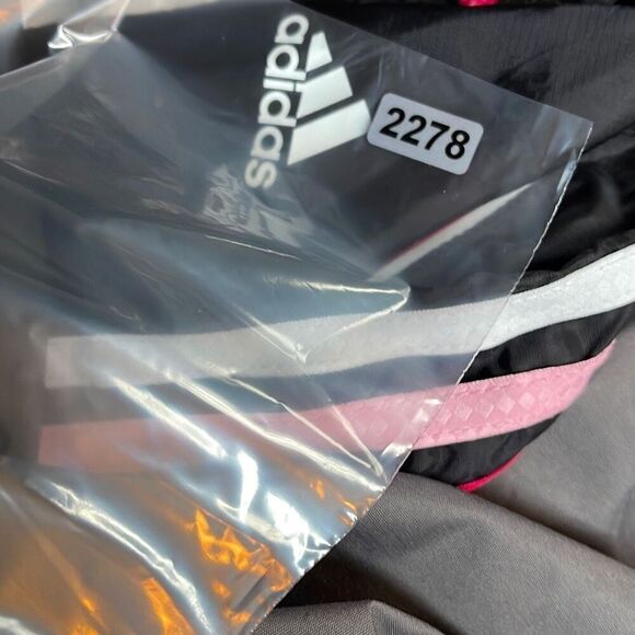 Adidas size S lightweight running jacket reflective stripes - Picture 8 of 8
